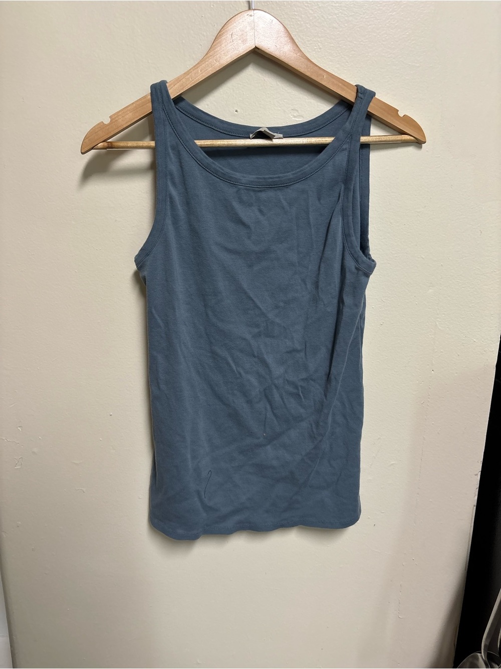 LOFT Slate Blue Scoop Neck Tank Top